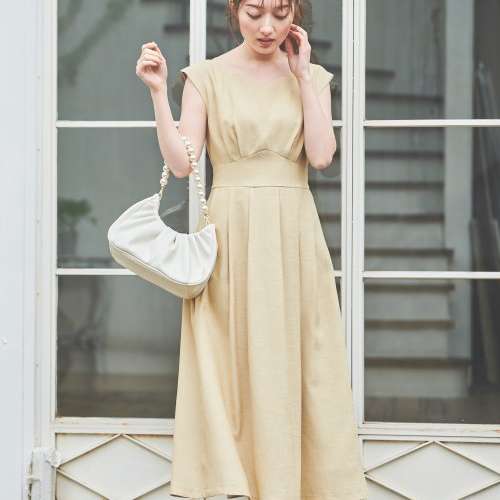 日本品牌Noela小外套連身裙(黃色)