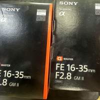 全新 已登記 Sony GM II 16-35mm f2.8 16-35 2.8 2代