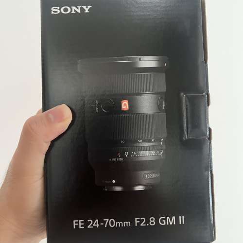 全新行貨 Sony FE 24-70mm F2.8 GM II  (11/10/2023 購自Sony Store)