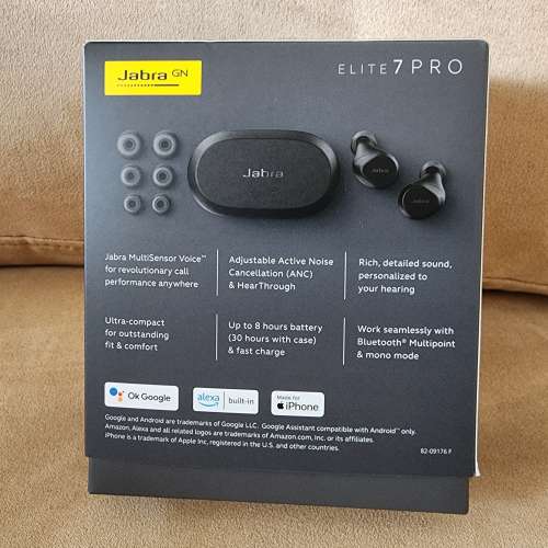 Jabra elite 7 pro “全新” 黑色