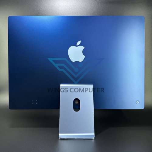 iMac 24 吋 藍色 ( M1 / 8GB RAM / 512GB SSD / 24吋 )【⚠️9成新｜👀4.5K Retina...