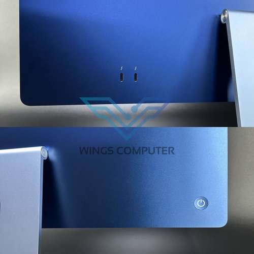 iMac 24 吋 藍色 ( M1 / 8GB RAM / 512GB SSD / 24吋 )【⚠️9成新｜👀4.5K Retina...