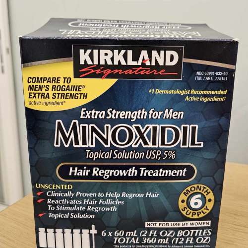 全新Kirkland 5% Minoxidil 60ml x2
