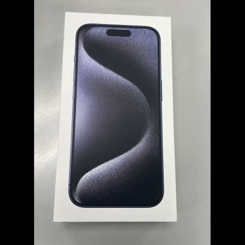 港行原封 iPhone 15 Pro 256GB Blue Titanium 細藍鈦 Apple AOS可換