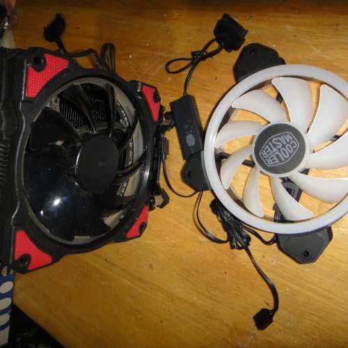 Cooler Master  CPU Cooler 紅光 風扇