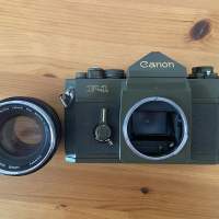 Canon F-1 Olive drab with FD50 1.4