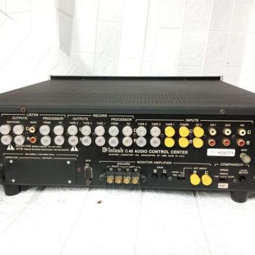 Mcintosh C40 前級 Preamp