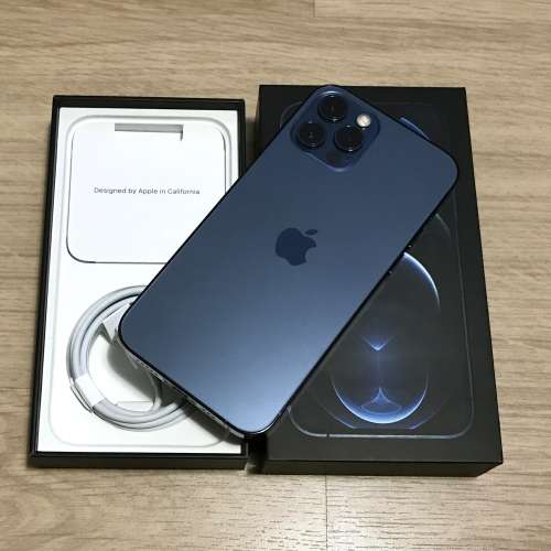 (有盒全齊) iPhone12pro 128gb 藍色 90%新