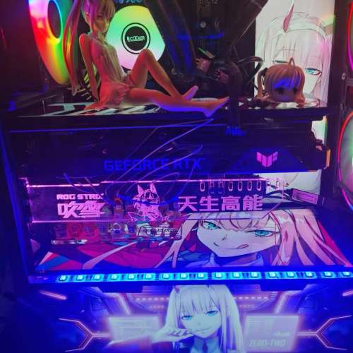高端RGB 水冷i7 第9代 電競高階遊戲打機剪片台式主機，高配16G 記憶體，Radeon R9 ...