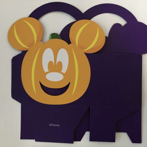 全新 迪士尼 萬聖節貼紙+南瓜原子筆+ 糖果盒/糖果袋