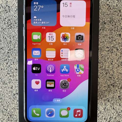 85%new iphone11pro max 256G 綠色行貨雙咭