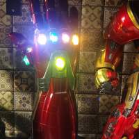 Hottoys Ironman Marvel End Game Nano Guantlet Life-size 無限手套 90% 新