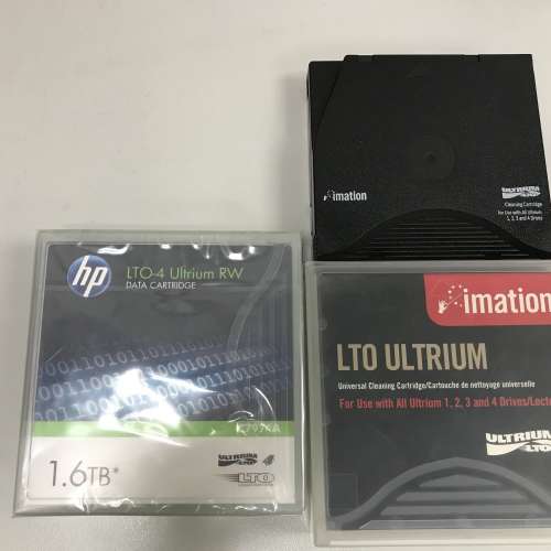 HP LTO-4 Tape new 8 pcs Free opened cleaning tape