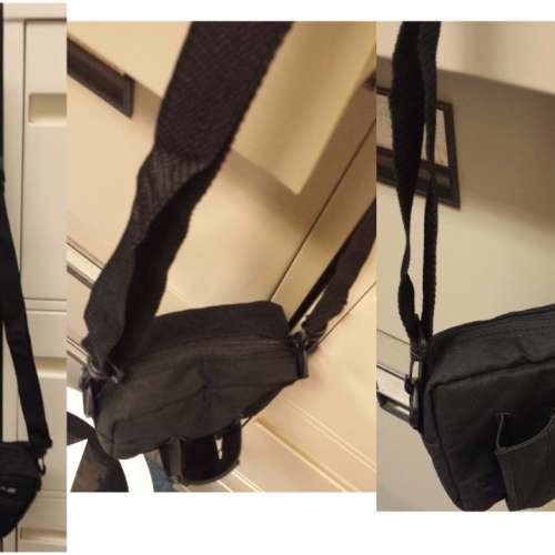 各式小包二個，+男裝腰包，側背包一個。20x10x5cm, 22x9cm, 15x13x7cm