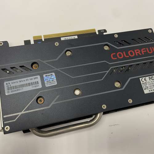 Colorful GeForce GTX 1660 Ti NB DUO 6G-V GPU 顯示卡 黑色