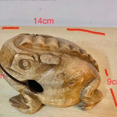 木雕青蛙🐸木魚