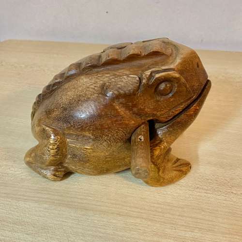 木雕青蛙🐸木魚