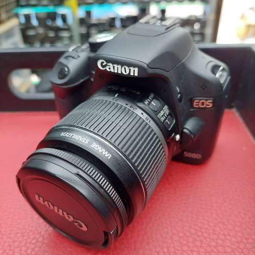 CANON EOS 500D + 18-55MM IS 95% NEW 一义一電  CANON EF 50MM F1.8 II NIKE NEW