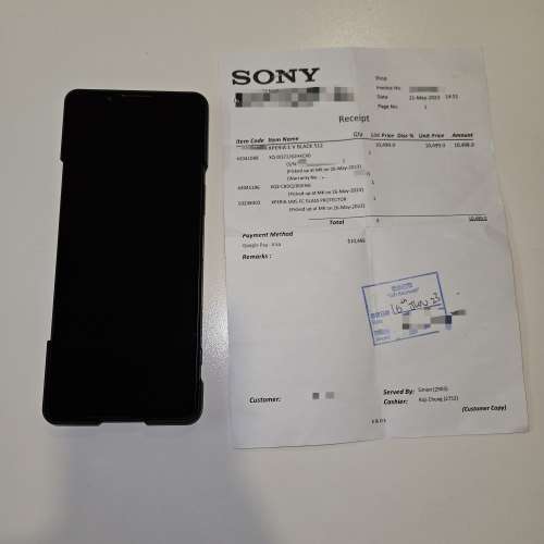 95%新 Sony Xperia 1V 512gb 黑色行貨
