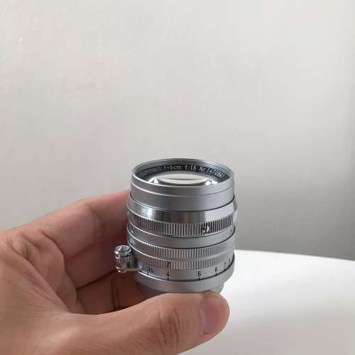 新淨 Leica Summarit 50mm f1.5 鏡片靚 *加上接環可用於所有無反相機* Leica L39 Leica Glow ...