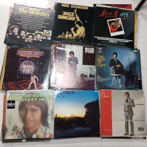 英文黑膠唱片95張