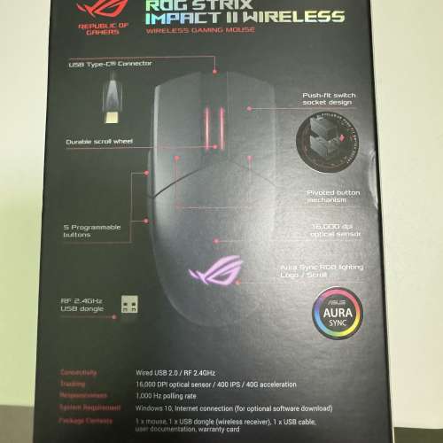 Asus Rog Strix Impact II Wirelss