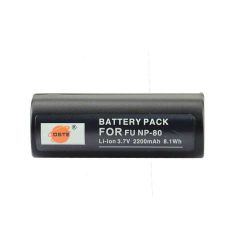 DSTE FujiFilm NP-80  Lithium Battery 代用鋰電池 (3.7v，2200mAh)