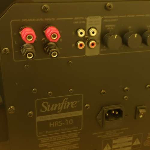 Sunfire HRS-10 10寸有源超低音