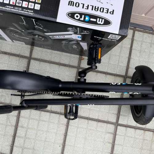 Micro Pedalflow Black folding bike scooter 摺合折疊腳踏車健身代步單車