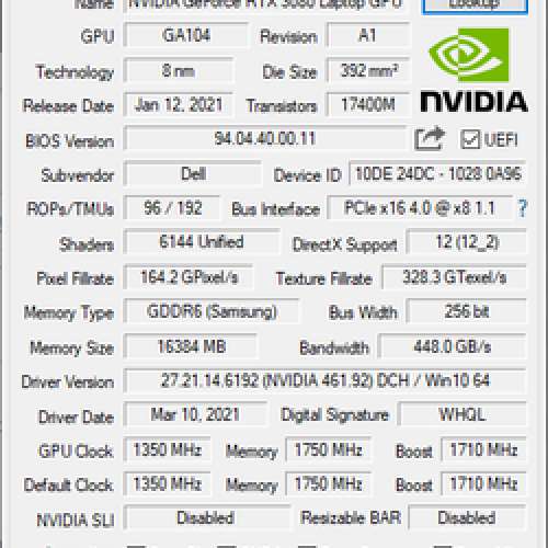 Alienware M17 i9  Rtx 3080. Panel QHD 240Hz RGB razer blade asus zephyrus rog