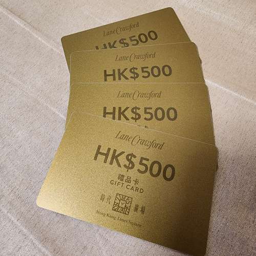 Lane Crawford Gift Card 。。。9折