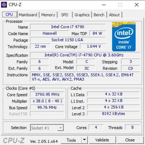 99新  4790 / Z97-D3H/ DDR3 16GB/240GB SSD/1TB HDD/500W 火牛/ Win10 PRO中文