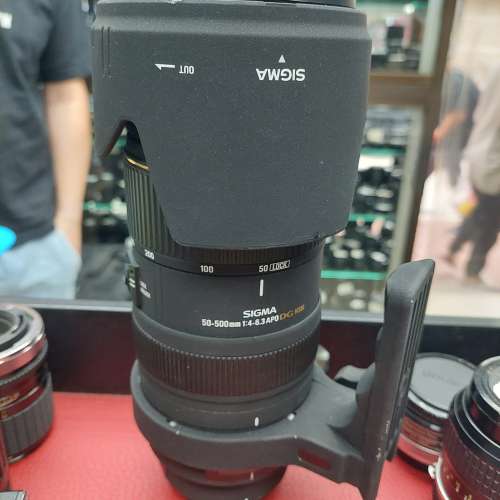 SIGMA 50-500MM F4-6.3 APO DG HSM 95% NEW 大M43 MOUNT