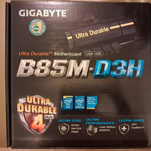 Intel i5-4440 CPU + Adata 16GB 1600MHz DDR3 RAM + Gigabyte B85M-D3H MATX