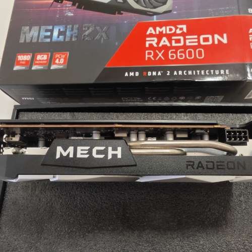 MSI RX 6600 MECH 2X 8G 顯示卡