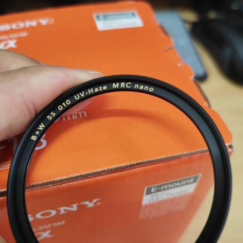 55mm UV B+W filter 全新一樣