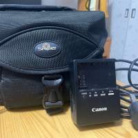 Canon LC-E6E 充電器 + 相機袋