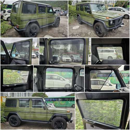 Benz Gclass 全車磁石濾光窗網太陽擋