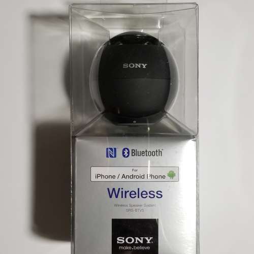 【全新未開】Sony 可通話 藍牙喇叭 SRS-BTV5 (黑) 索尼 Black Wireless Speaker 免...