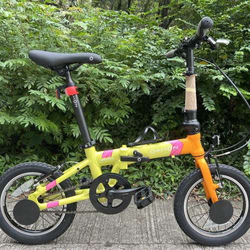 2023 DAHON KAA411 KIDKING 單速鋁合金兒童折叠車 送水架前後蛙燈叮叮