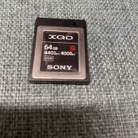 Sony 64GBXQD較少使用