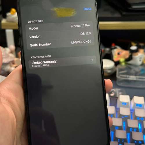 iPhone 14 PRO 256GB 黑色 BLACK