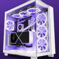 NZXT H9 Elite 3面玻璃白色機箱