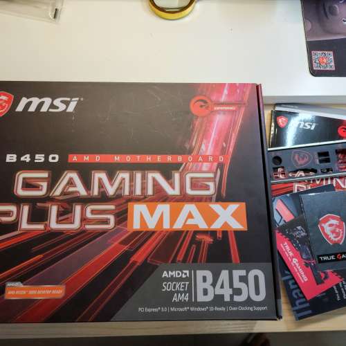 MSI B450 Gaming Plus Max AMD ATX 底板