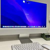 9成新 iMac 24 吋 白色  M1 / 8GB RAM / 250GB SSD  配原裝鍵盤滑鼠