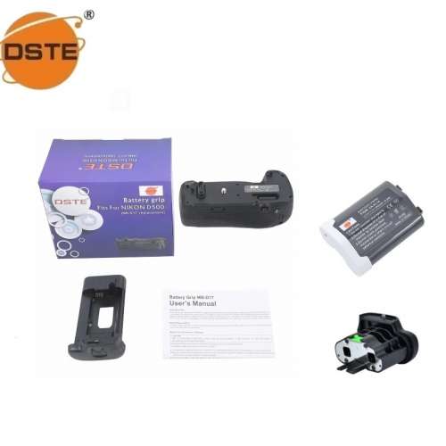 DSTE MB-D17 Vertical Battery Grip With EN-E18A Set For Nikon D500 電池直倒 / ...