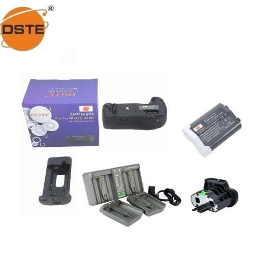DSTE MB-D17 Vertical Battery Grip With EN-E18A Set For Nikon D500 電池直倒 / ...