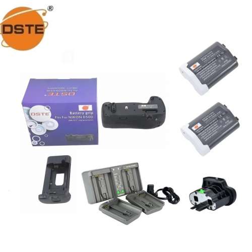 DSTE MB-D17 Vertical Battery Grip With EN-E18A Set For Nikon D500 電池直倒 / ...