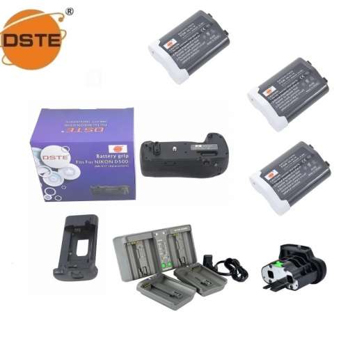 DSTE MB-D17 Vertical Battery Grip With EN-E18A Set For Nikon D500 電池直倒 / ...