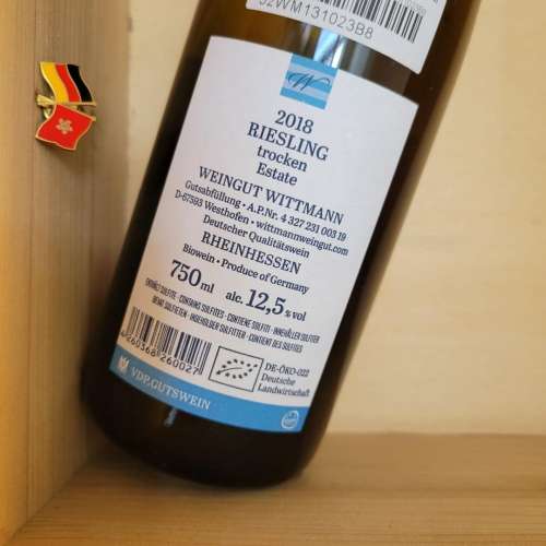 2018 Wittmann Riesling Trocken Rheinhessen Germany JR16分 德國 威特曼 雷司令 ...
